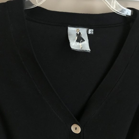 Cardigan sweater from  Esther's Archive in Black Size Small - Picture 3 of 3